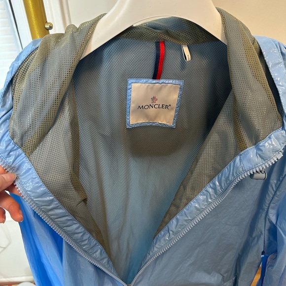 Moncler blue windbreaker size 1 US small - Picture 5 of 9